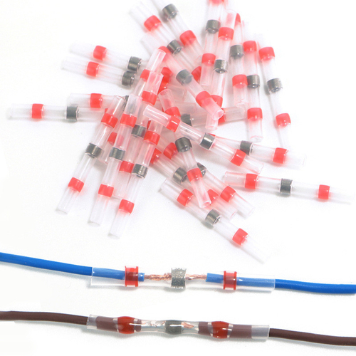 Red Yellow Blue Heat Shrink Connector Insulated And Waterproof Connector