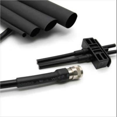 Polyolefin 4mm Heat Shrink Tubing Black , 4x Heat Shrink Tubing Adhesive Waterproof