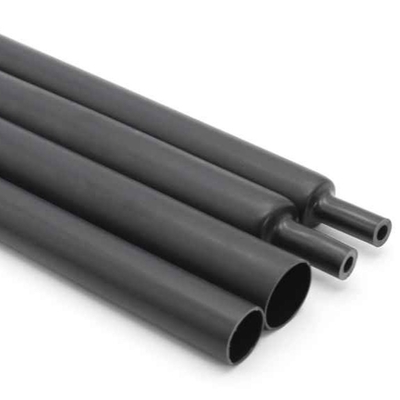 Black 13mm Heat Shrink Tubing Cross Linked PE Dual Wall Adhesive