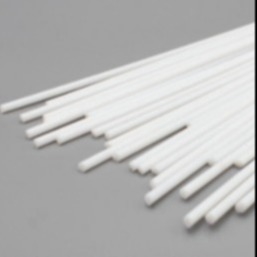 Moulding PTFE Round Rod 300mm , White Graphite Filled PTFE Rod