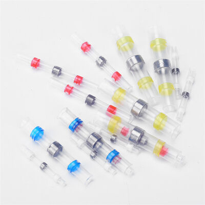 Good price 22-18AWG Solder Seal Heat Shrink Butt Connectors Terminals Solder Seal Wire Connector Solder Sleeve online